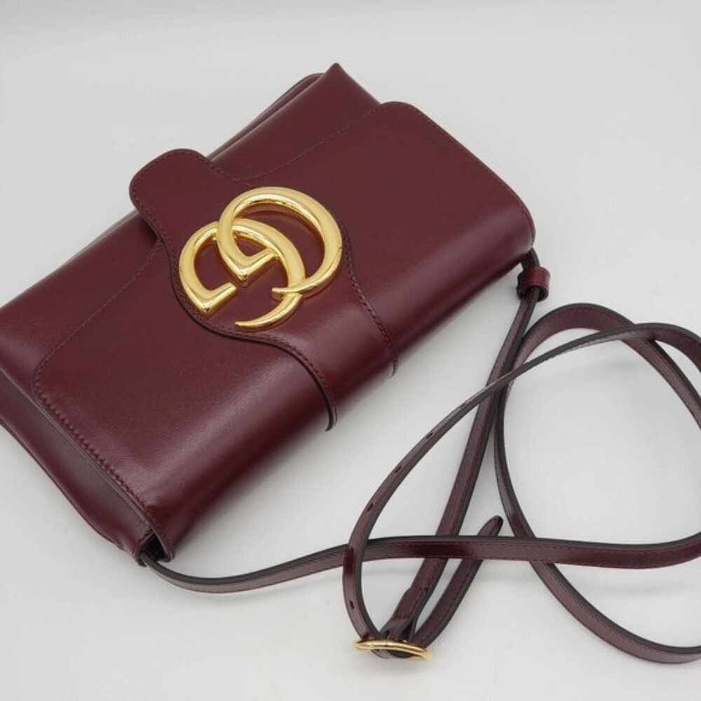 Authentic Gucci Arli GG Leather Shoulder/Crossbody Bag - Picture 8 of 15